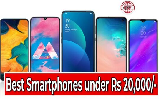 Best Smartphones under Rs 20,000/-