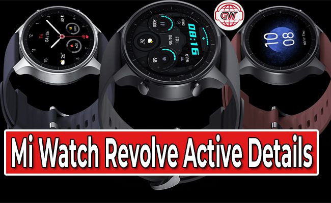 Mi Watch Revolve Active Details