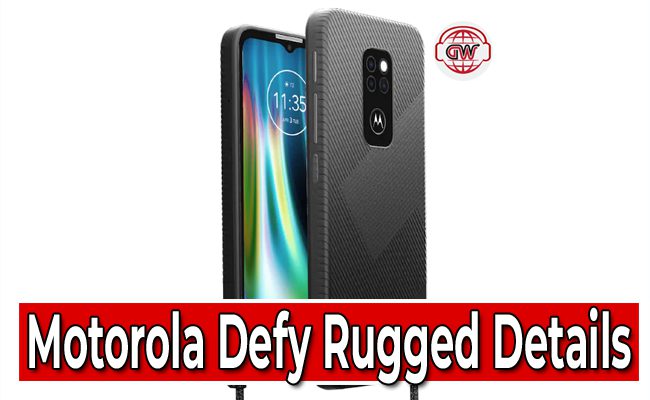 Motorola Defy Rugged Details