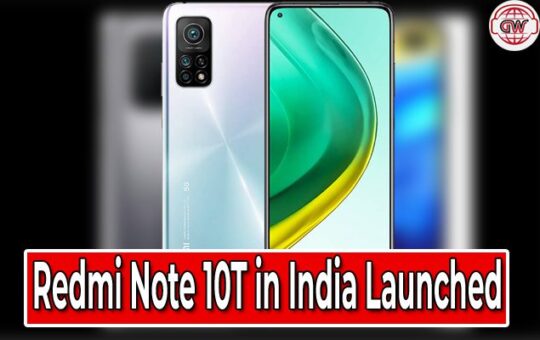 Redmi Note 10T in India Launched