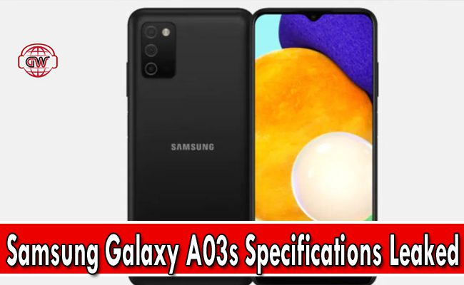 Samsung Galaxy A03s Specifications Leaked