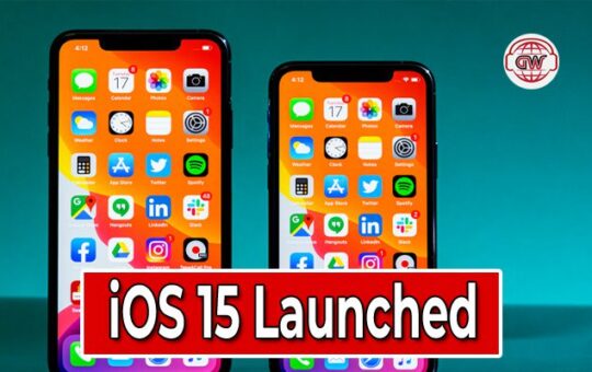 iOS 15 launched